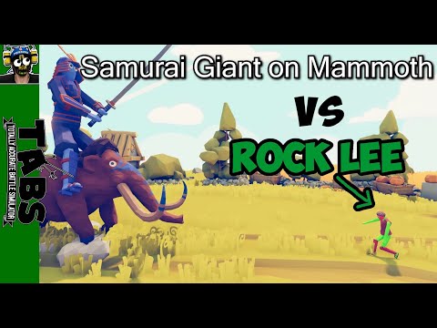 TABS - Anime Battles! Rock Lee fights Sasuke Zeus, Apple Sensei, God Wheel and more! - ORIGINAL MODS