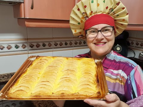 Tarta Rápida de Hojaldre y Manzana