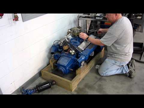 1959 Chris Craft 283 Chevy short block marine engine