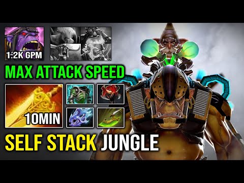 HOW TO SELF STACK & JUNGLE ALCHEMIST 10Min Radiance Double Everyone Networth Dota 2
