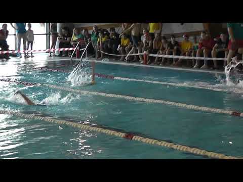 Bodnari Artiom 100m spate  Bistrița Beclean România 19 octombrie 2019