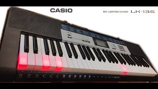 Video thumbnail for CASIO LK - 136 - DEMO songs - part 2/3 by Keyboards - review - repair