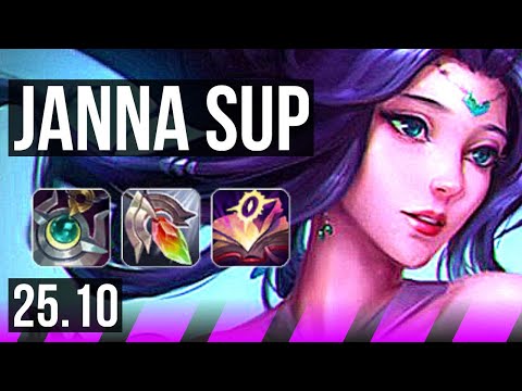 JANNA & Miss Fortune vs BARD & Lucian (SUP) | Rank 4 Janna, 6/3/25 | EUW Challenger | 25.10