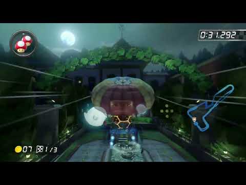 Mario Kart 8 150cc Time Trial: Twisted Mansion (2:00.307)