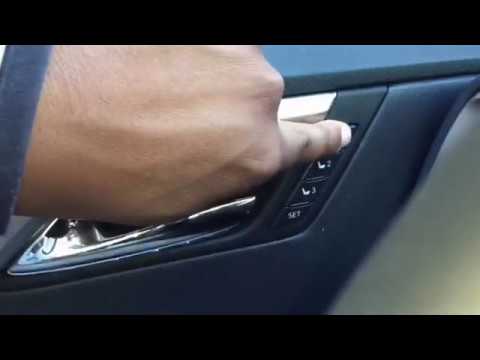 How to set your memory seats on your Lexus.