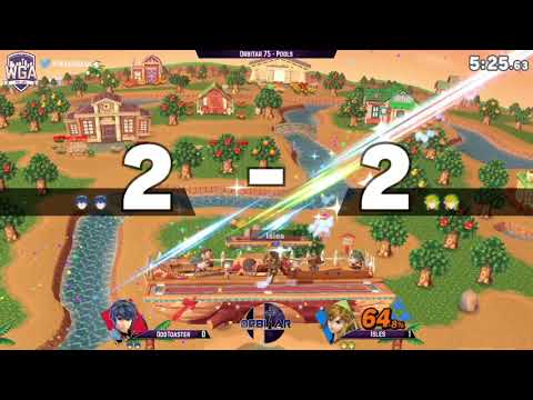 OddToaster (Marth) vs. Isles (Link) - Orbitar 75 - Pools