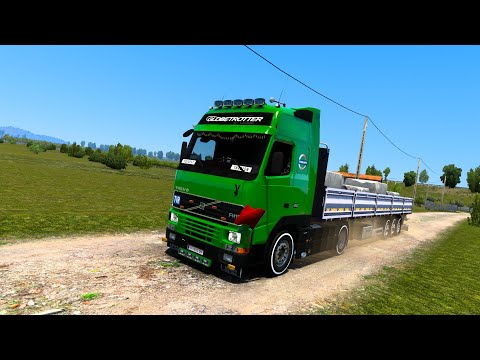 Euro Truck Simulator 2 volvo mk 1 ile mermer çektik...