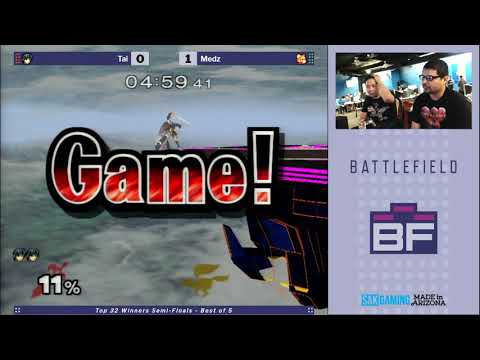 Battlefield 9 Top 32 Winners Semis - Tai (Marth) vs Medz (Fox)