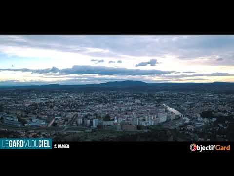 Le Gard vu du ciel - Alès