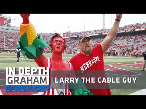 Larry the Cable Guy: A Nebraska Husker diehard