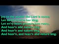 Joy To The World The Lord Is Come Tune Antioch 3vv With Lyrics For Congregation