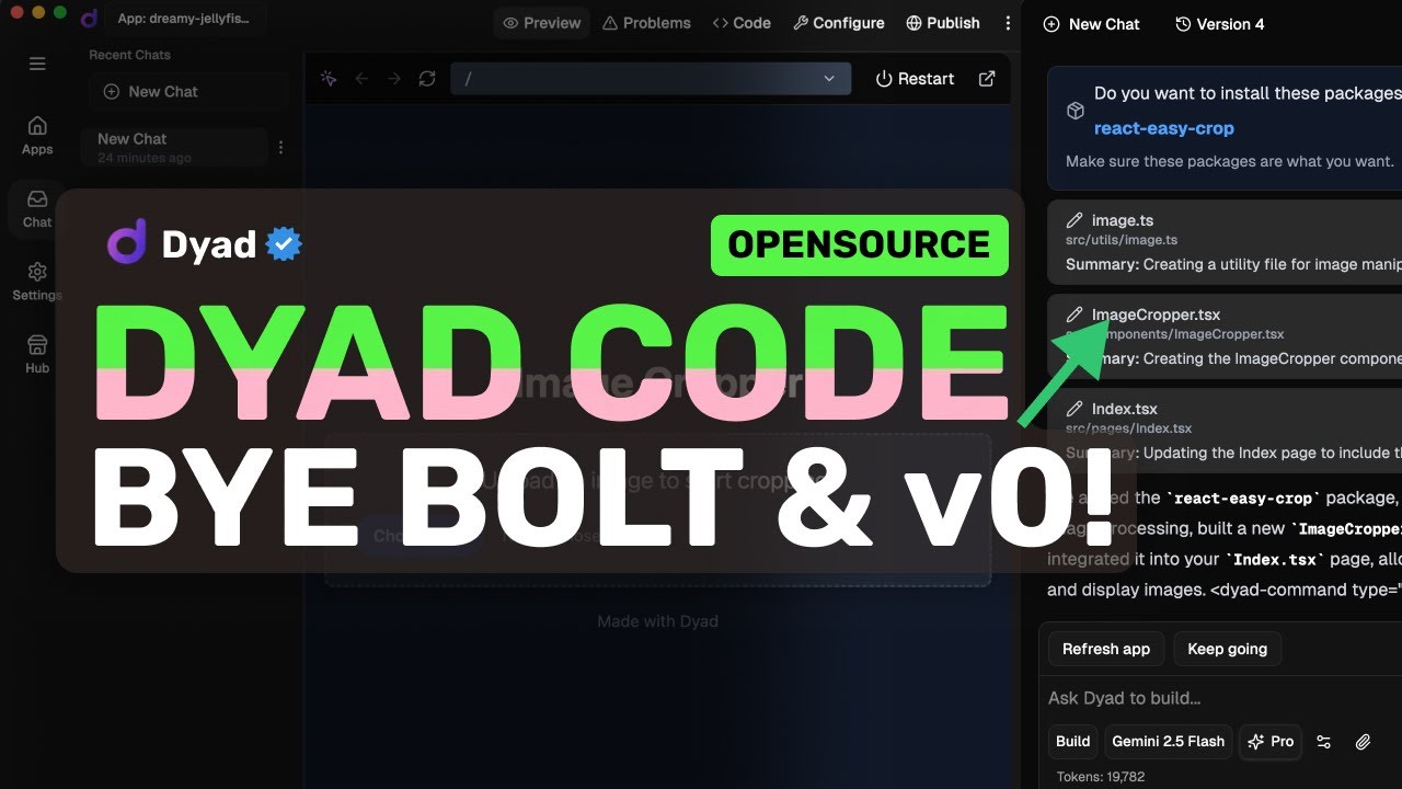 Dyad + Qwen 3 Coder (Free API): BYE Bolt & V0! This IS THE BEST Opensource Alternative to Bolt & V0!