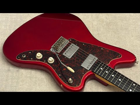 1997 Squier Jagmaster Vista Series Candy Apple Red 24" Scale 1st Issue MIJ Japan image 26
