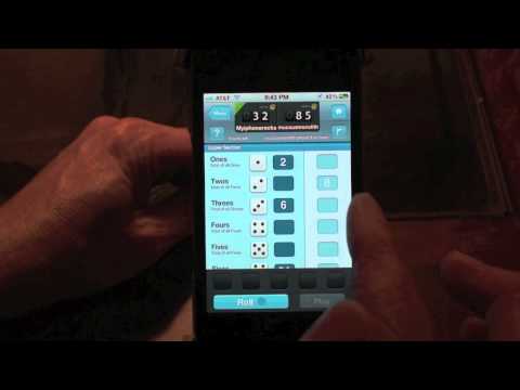 Dice with Buddies (Play Yahtzee with your Friends! iPhone App - YouTube