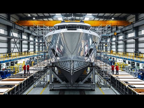 Inside the Mega Yacht Factory –How Billionaires’ Floating Mansions Are Built by Hand Industry Secret