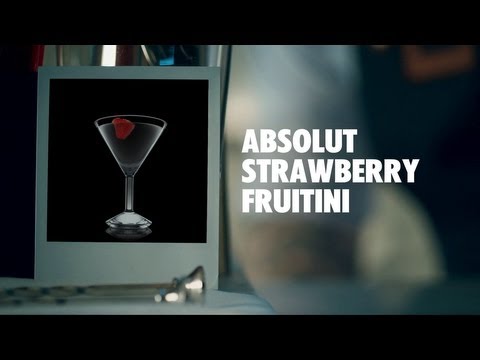 ABSOLUT STRAWBERRY FRUITINI DRINK RECIPE - HOW TO MIX