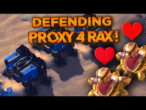 StarCraft 2 - PvT - EASY Way to Defend a Proxy 4 RAX! (Guide)