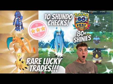 ✨10 CONTROLLI SHUNDO! Scambi rari fortunati e oltre 80 Pokémon cromatici CATTURATI al Pokémon GO ...