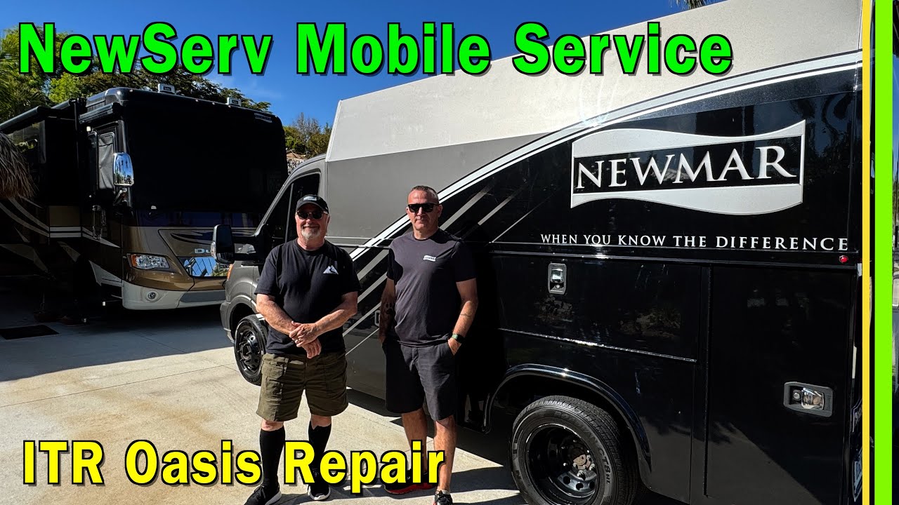 Newmar NewServ Mobile RV Repair Service - ITR Oasis Summer Loop Pump and Aquastat Replacement-EP335