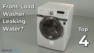 Front-Load Washer Leaking Water — Troubleshooting Front-Load Washing Machine
