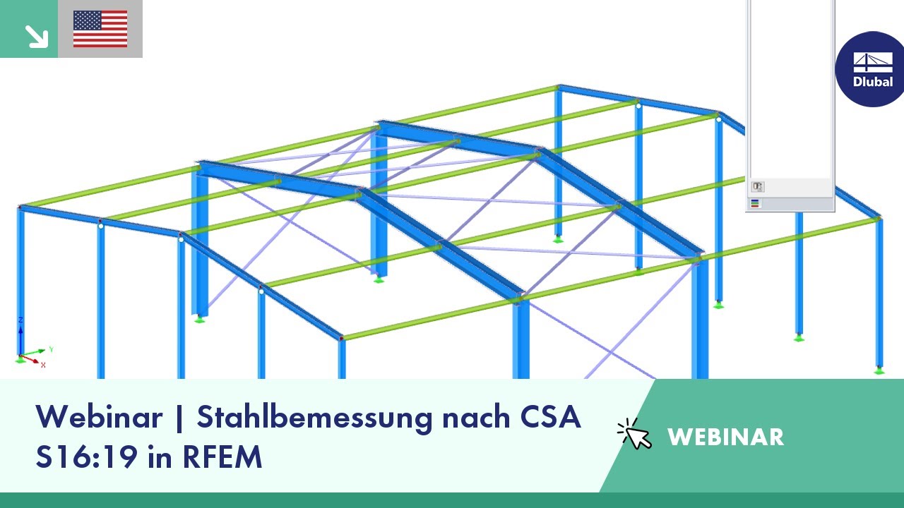 Webinar | Stahlbemessung nach CSA S16:19 in RFEM