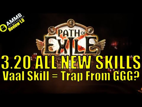 [POE3.20] All new skill review & Concept . Volcanic fissure Vaal cleave Curse ground Frozen legion
