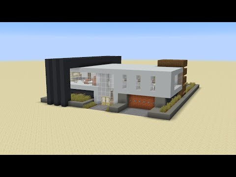 AlphaWolfCreations - Minecraft | How to build a Modern Family House | Modern Builds #4