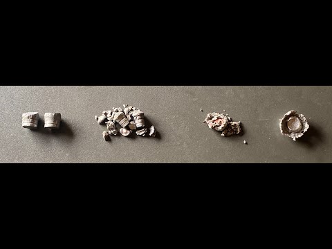 Cast bullet expansion testing