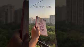 A Love to Remember #booktok #booktube
