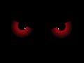 Halloween VJ Loop Creepy Animated Blinking Eyes In Dark