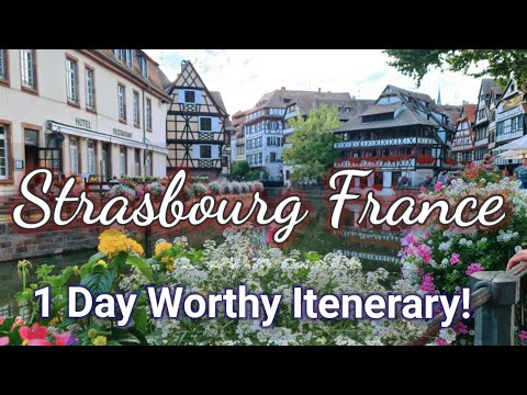 Walking Tour  in Strasbourg France plus BATORAMA BOAT TOUR | Traveling in France during Covid 19
