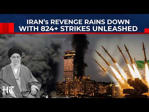 Iran’s Wrath Exposed With Over 824-Strike Barrage Turning Half Mid-East Into A War Zone | UAE, Qatar