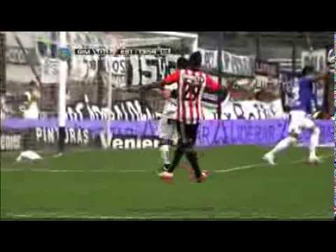 Gol Jara en slow motion. Gimnasia 0 - Estudiantes 1. Final 2014. Fecha 8. Fútbol Para Todos.