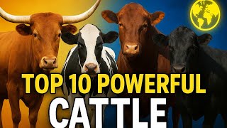 Top 10 Cattle Breeds That Rule the World | From Texas to Japan 🇺🇸🇯🇵