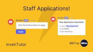 How to make Staff Applications - Inventor.gg V1 Bot Tutorial