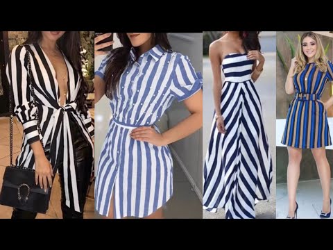 MODA 2022 CÓMO COMBINAR PRENDAS CON ESTAMPADO DE RAYAS OUTFITS EN TENDENCIA PARA MUJER LOOKS 2022