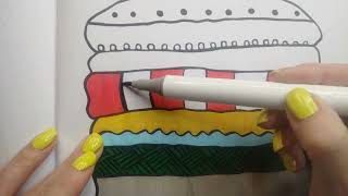 Blanket - relaxing coloring video