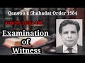 Section 143 To 148 Qso 1984 Examination Of Witness Cross Examination