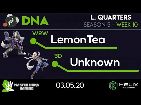 DNA S5:W10 - W2W | LemonTea (Wolf) Vs. 3D | Unknown (Sheik) - L Quarterfinals