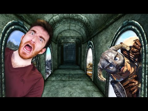 Skyrim Speedrun, but I randomized all the doors