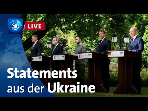 Scholz, Macron und Draghi in der Ukraine