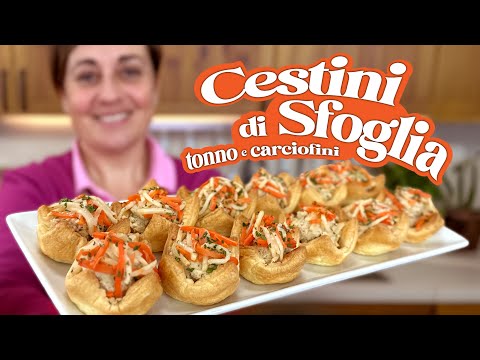 CESTINI DI SFOGLIA TONNO E CARCIOFINI Ricetta Facile - Fatto in Casa da Benedetta