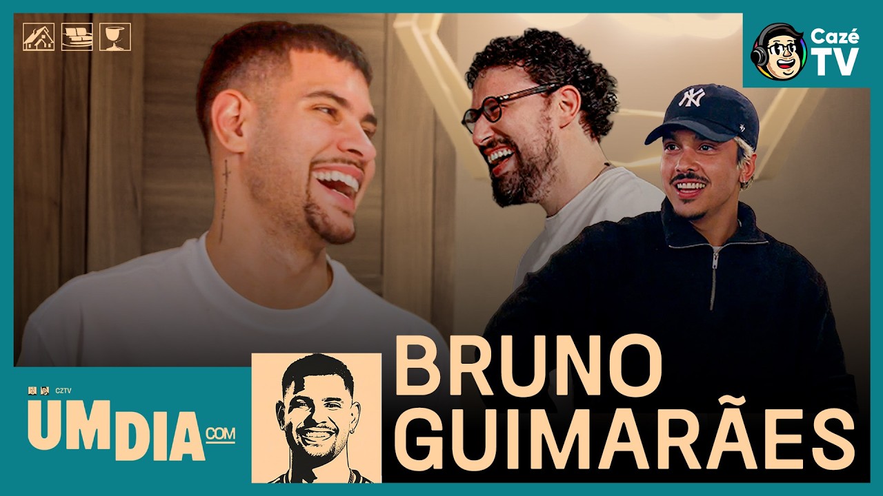 UM DIA COM BRUNO GUIMARÃES! CHICO MOEDAS E BELTRÃO CONHECEM A CASA DO REI DE NEWCASTLE