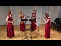 J.S. Bach - Italian Concerto, 1 mov. | SIRENES SAXOPHONE QUARTET
