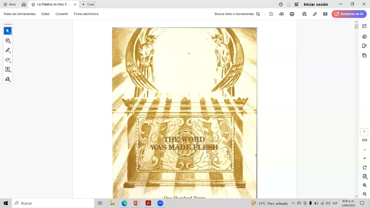 1952 EN ADELANTE:" EPOCA DE CONFUSION RESPECTO A LA NATURALEZA CAIDA QUE TOMÓ CRISTO. Argenis C.