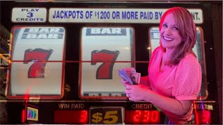 🔴Blazing 7s Lined Up! Amazing Old School Slots at Excalibur & NYNY! Handpay!