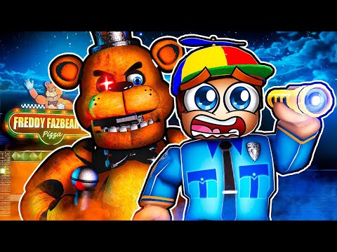 Playing FIVE NIGHTS At FREDDY's in ROBLOX!