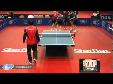 Romain Lorentz vs Alexandr Zhelubenkov[Final European Youth Team Championships 2011]