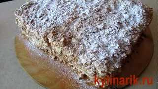 Приготовление торта "Наполеон" с заварным кремом - Видео онлайн
