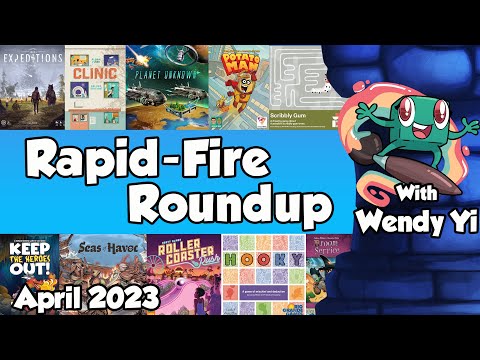 Rapid Fire Roundup August 2023 - with Wendy Yi